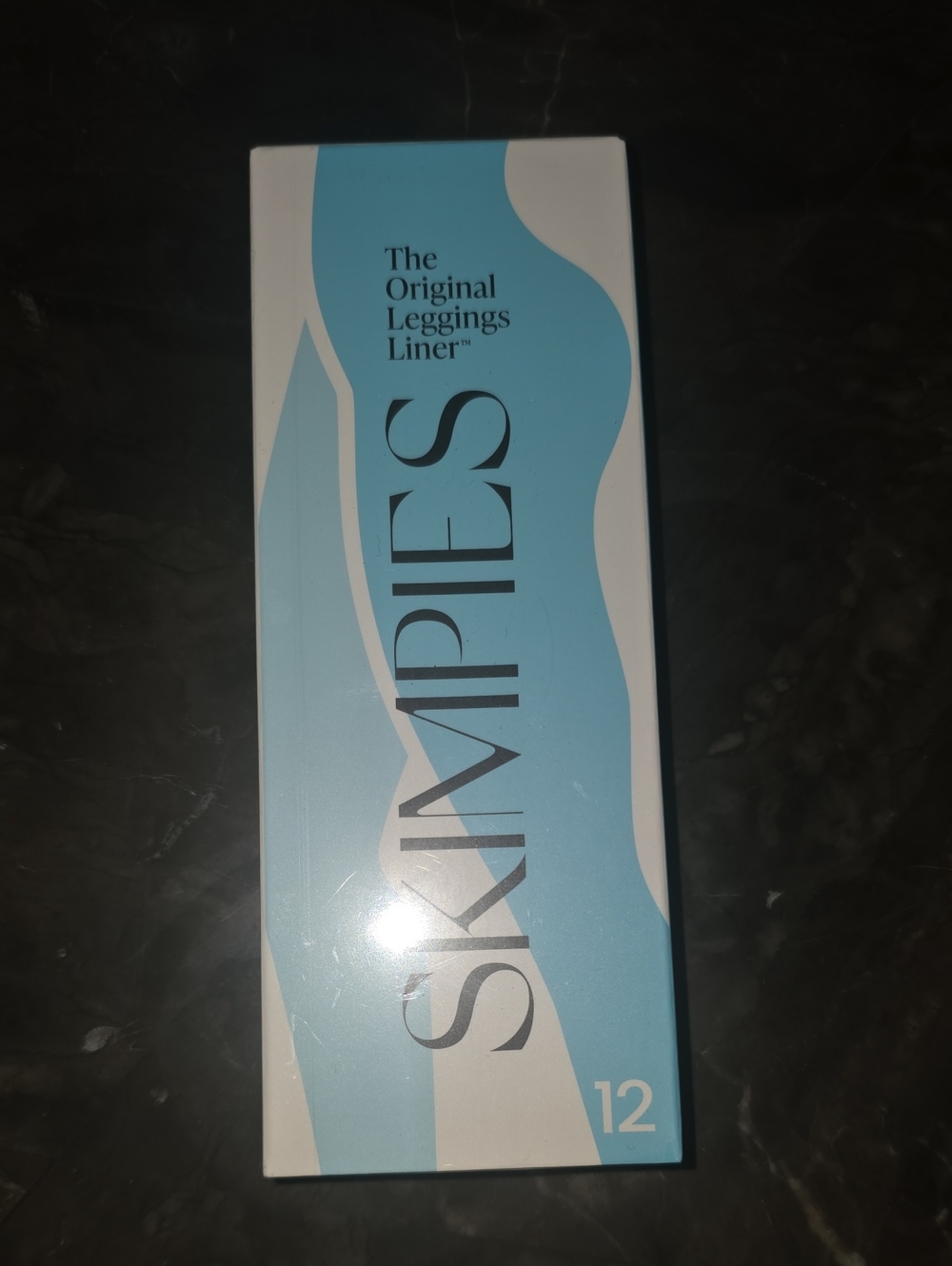 Skimpies The Original Leggings Liner - Light Blue & White